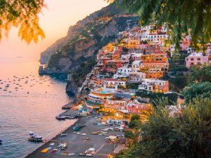 Colorful Cliffside Village